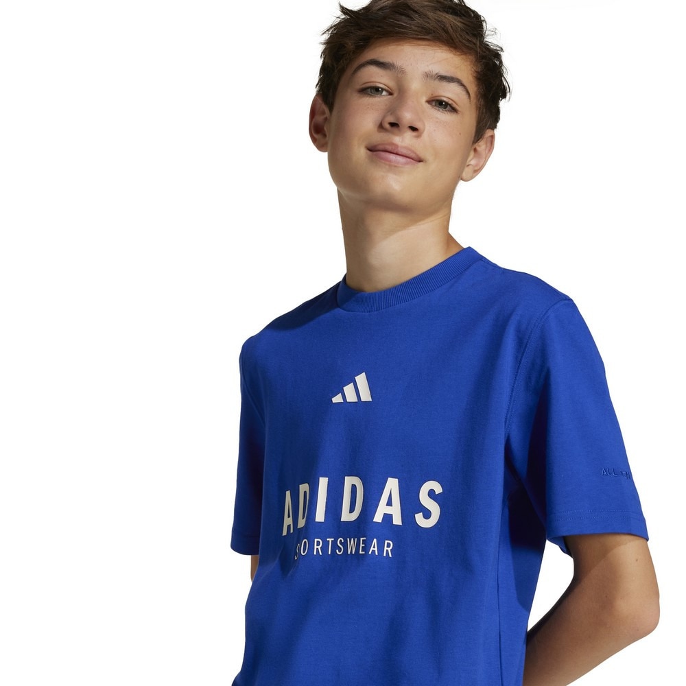 アディダス（adidas）（キッズ）ジュニア ALL SZN グラフィック半袖Tシャツ KPH33-JC7615