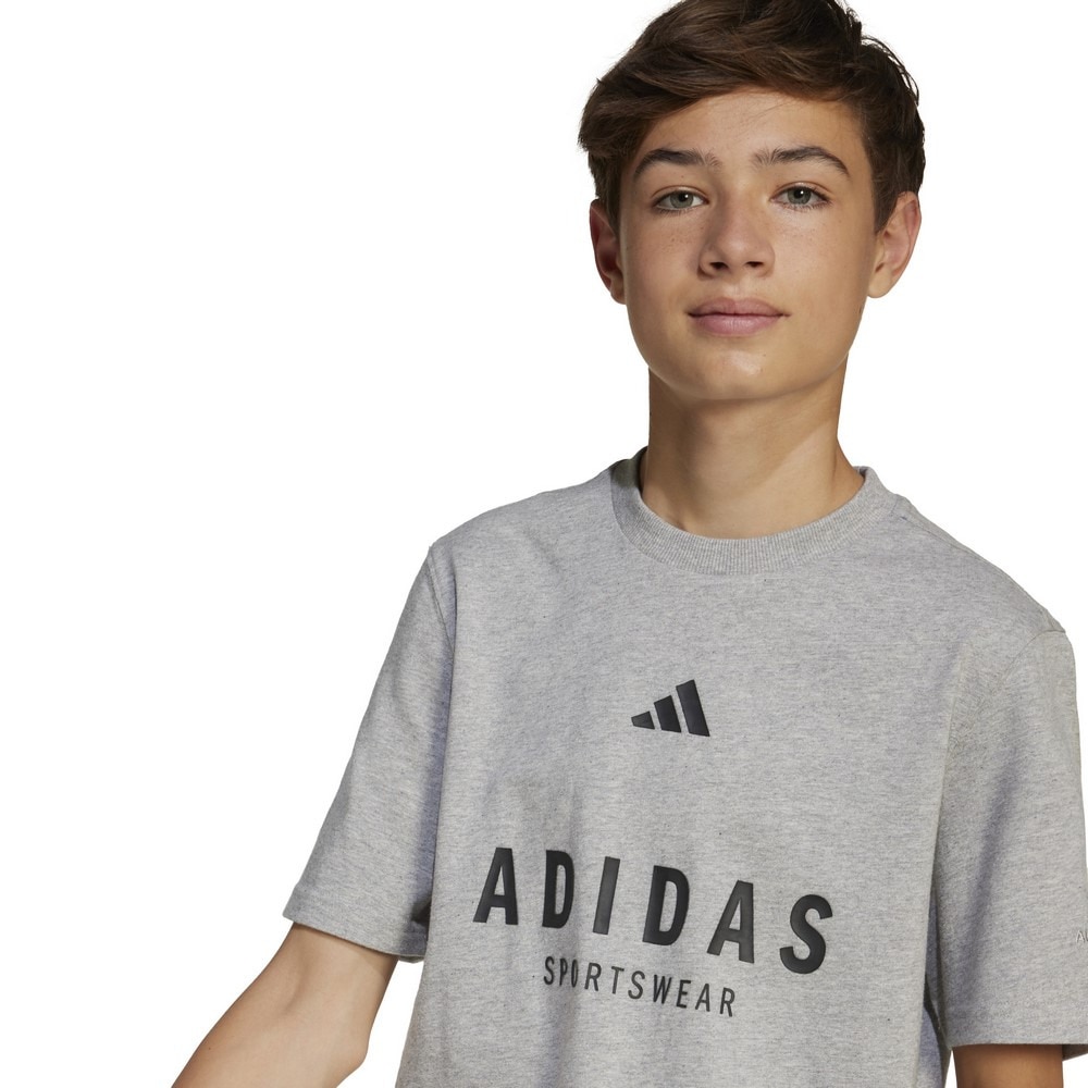アディダス（adidas）（キッズ）ジュニア ALL SZN グラフィック半袖Tシャツ KPH33-JC7641