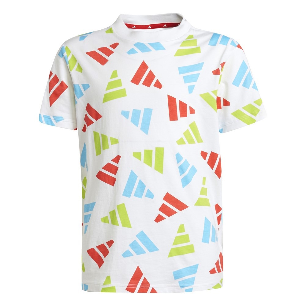 アディダス（adidas）（キッズ）ジュニア シーズナル エッセンシャルズ ロゴ セレブレーション 半袖Tシャツ KQG76-JI6195