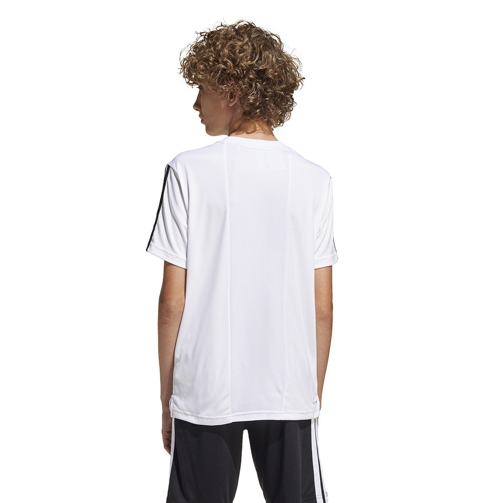 アディダス（adidas）（キッズ）キッズ トレイン エッセンシャルズ スリーストライプス 半袖Tシャツ KQH02-JJ1033