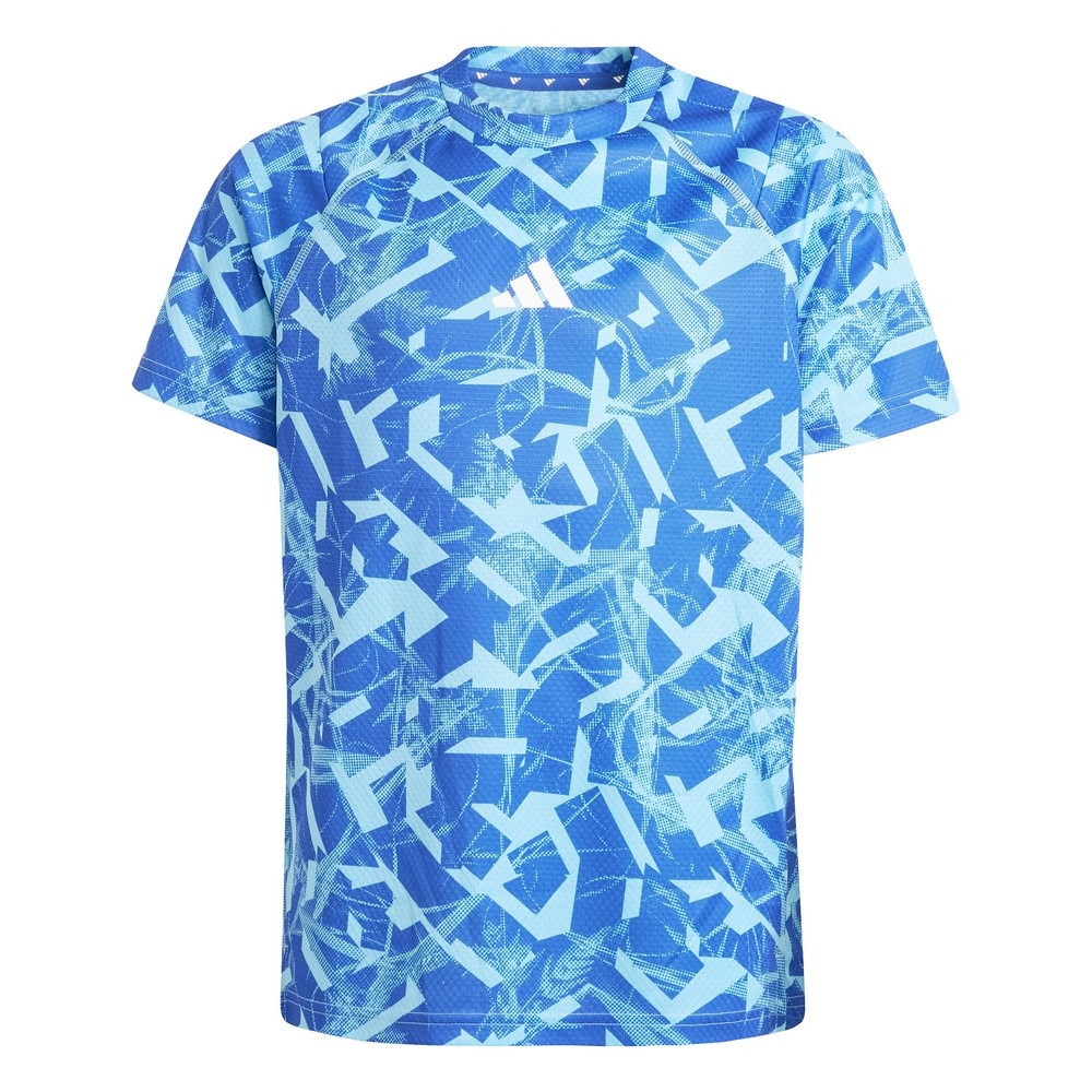 アディダス（adidas）（キッズ）ジュニア NXT AOP スポーツ アイコン フラクタルプリント 半袖Tシャツ KRJ64-JJ5048