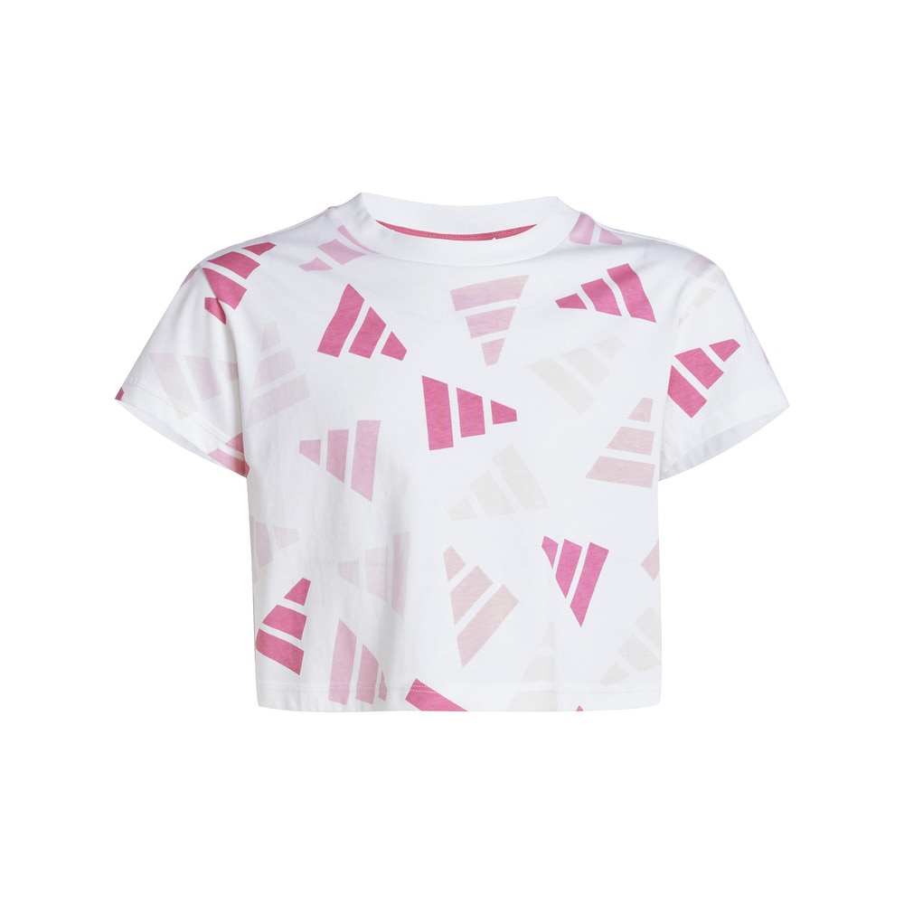アディダス（adidas）（キッズ）ジュニア シーズナル エッセンシャルズ ロゴ セレブレーション クロップTシャツ KTD35-JC7710