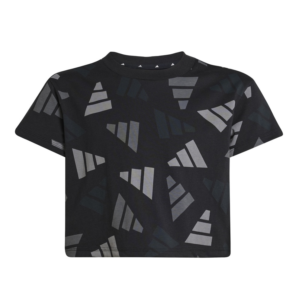 アディダス（adidas）（キッズ）ジュニア シーズナル エッセンシャルズ ロゴ セレブレーション クロップTシャツ KTD35-JI6200
