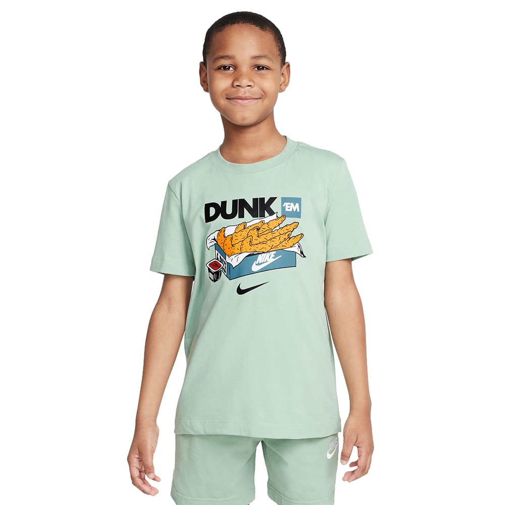 ナイキ（NIKE）（キッズ）ジュニア スポーツウェア ダンク 半袖Tシャツ HQ3235-037