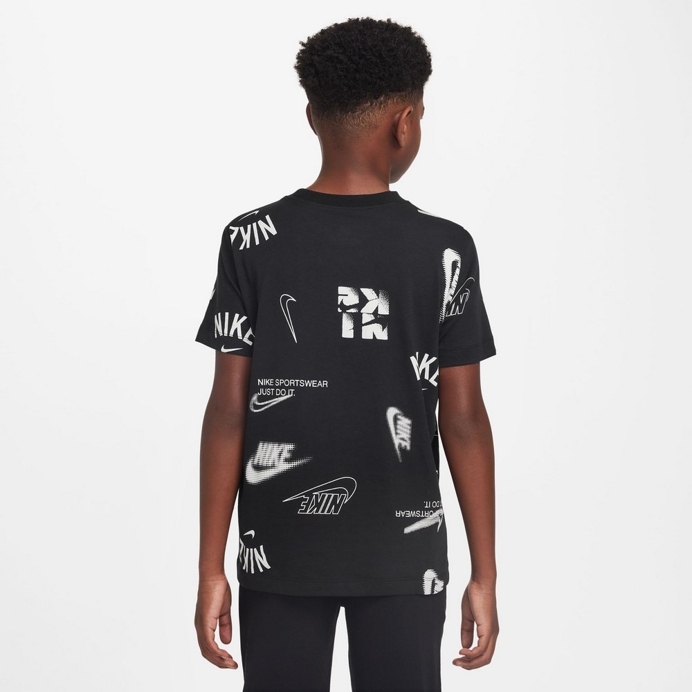 ナイキ（NIKE）（キッズ）ジュニア スポーツウェア クラブ エナジー AOP 半袖Tシャツ HQ9292-010