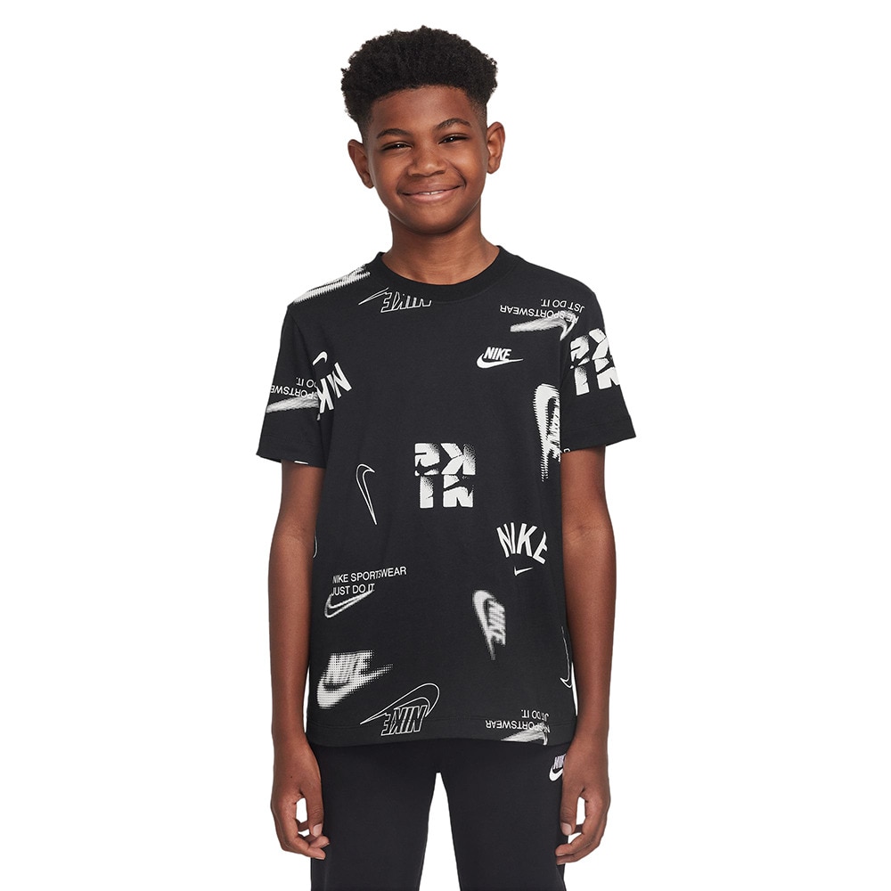 ナイキ（NIKE）（キッズ）ジュニア スポーツウェア クラブ エナジー AOP 半袖Tシャツ HQ9292-010