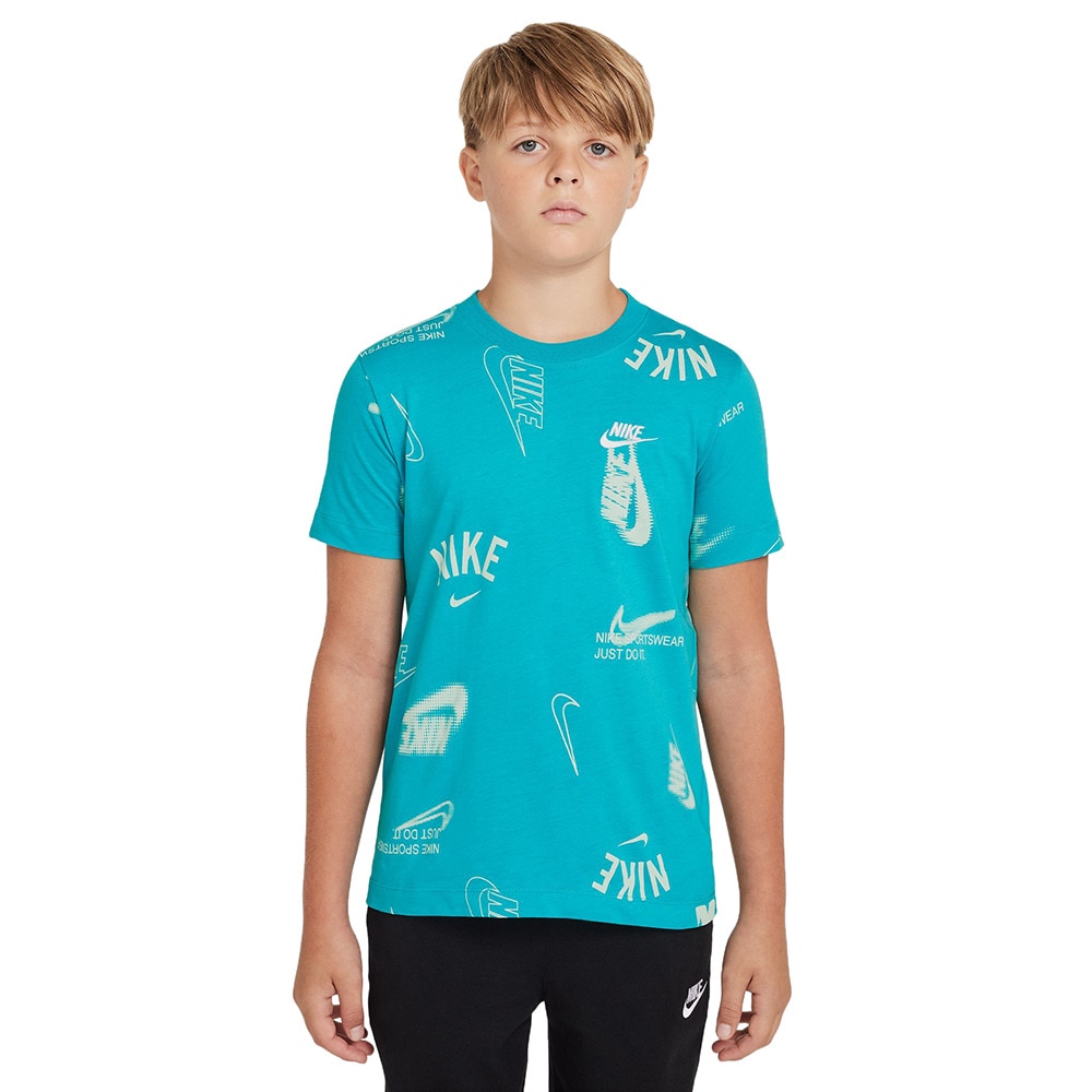 ナイキ（NIKE）（キッズ）ジュニア スポーツウェア クラブ エナジー AOP 半袖Tシャツ HQ9292-345