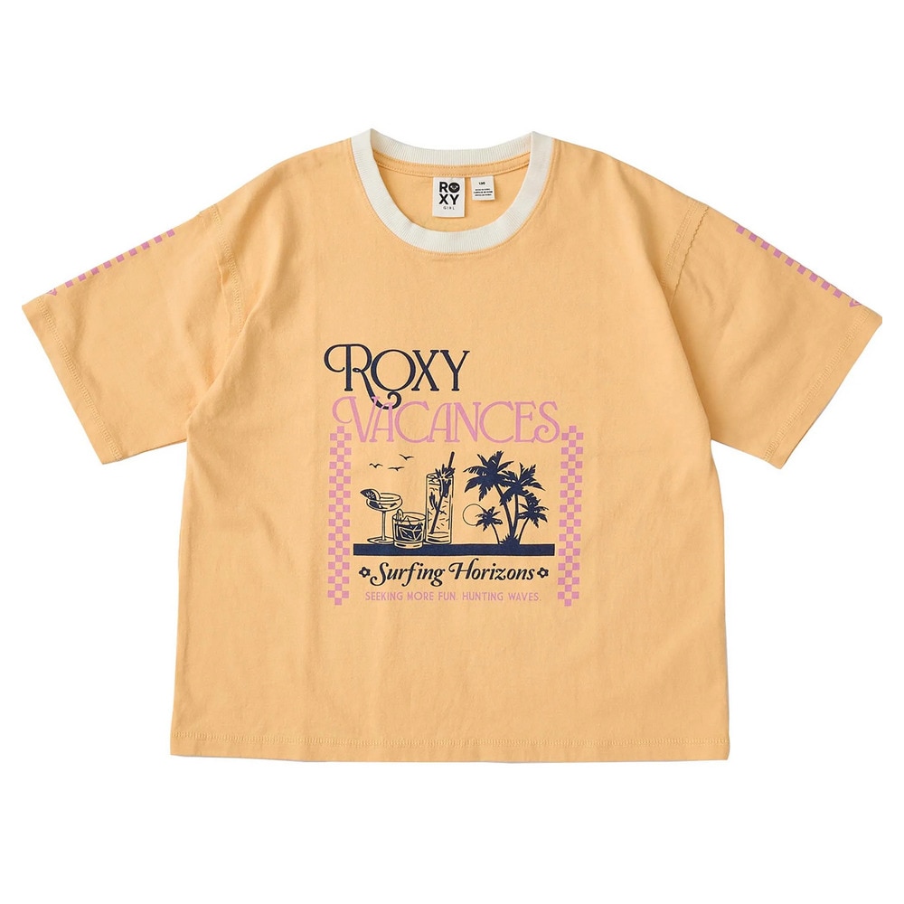 ロキシー（ROXY）（キッズ）ジュニア ミニ SEEKING MORE FUN 半袖Tシャツ 25SPTST251118SUN