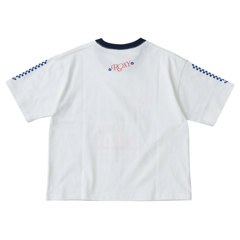 ロキシー（ROXY）（キッズ）ジュニア ミニ SEEKING MORE FUN 半袖Tシャツ 25SPTST251118WHT