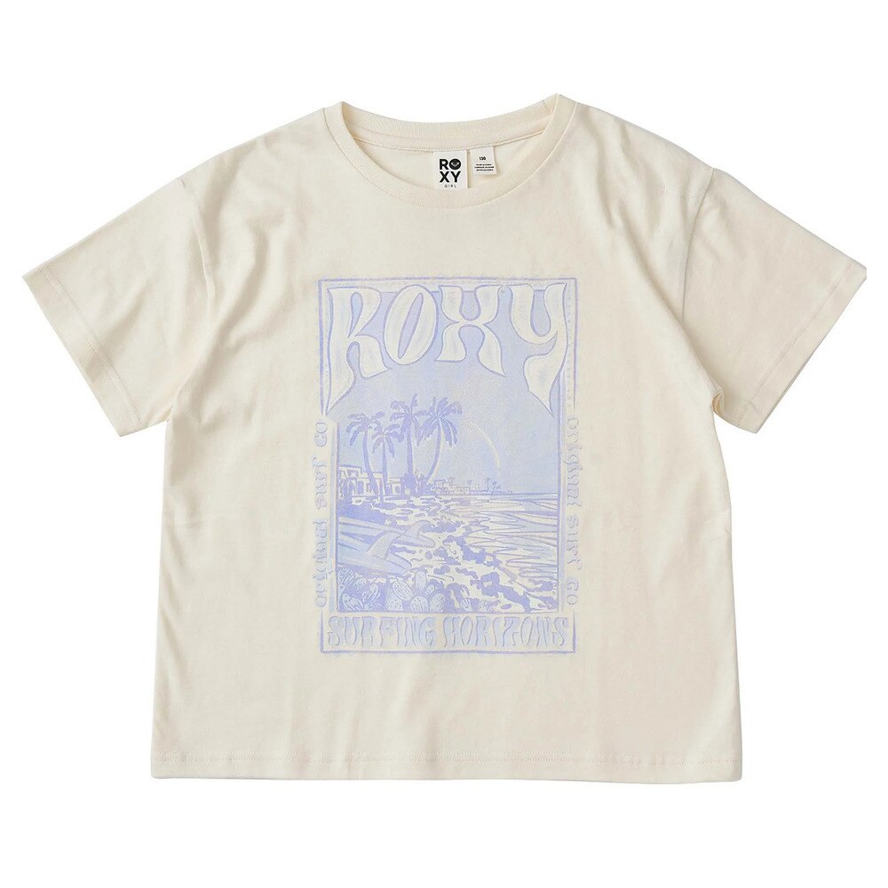ロキシー（ROXY）（キッズ）ジュニア ミニ SURFING HORIZONS 半袖Tシャツ 25SPTST251120WHT