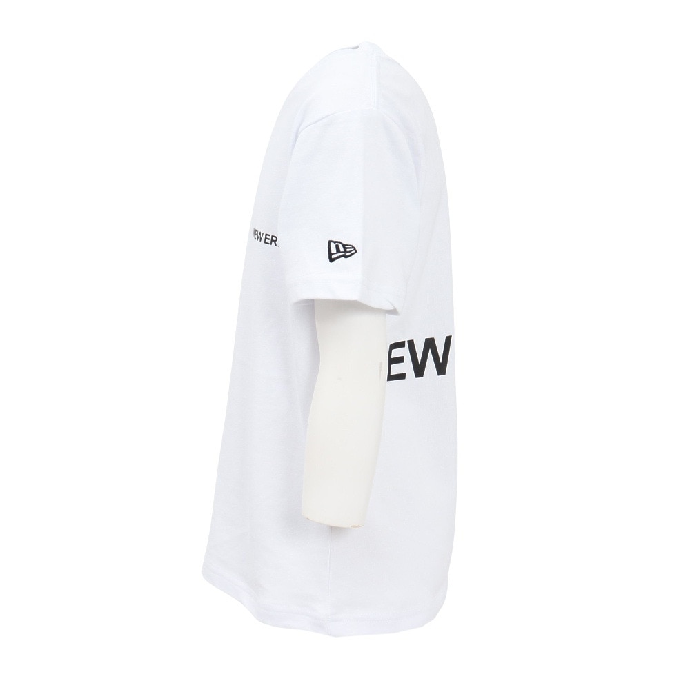 ニューエラ（NEW ERA）（キッズ）ジュニア 半袖 コットン Tシャツ WHI 14414386