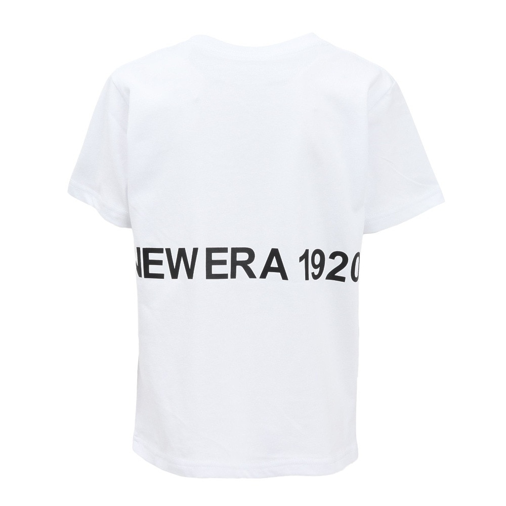 ニューエラ（NEW ERA）（キッズ）ジュニア 半袖 コットン Tシャツ WHI 14414386