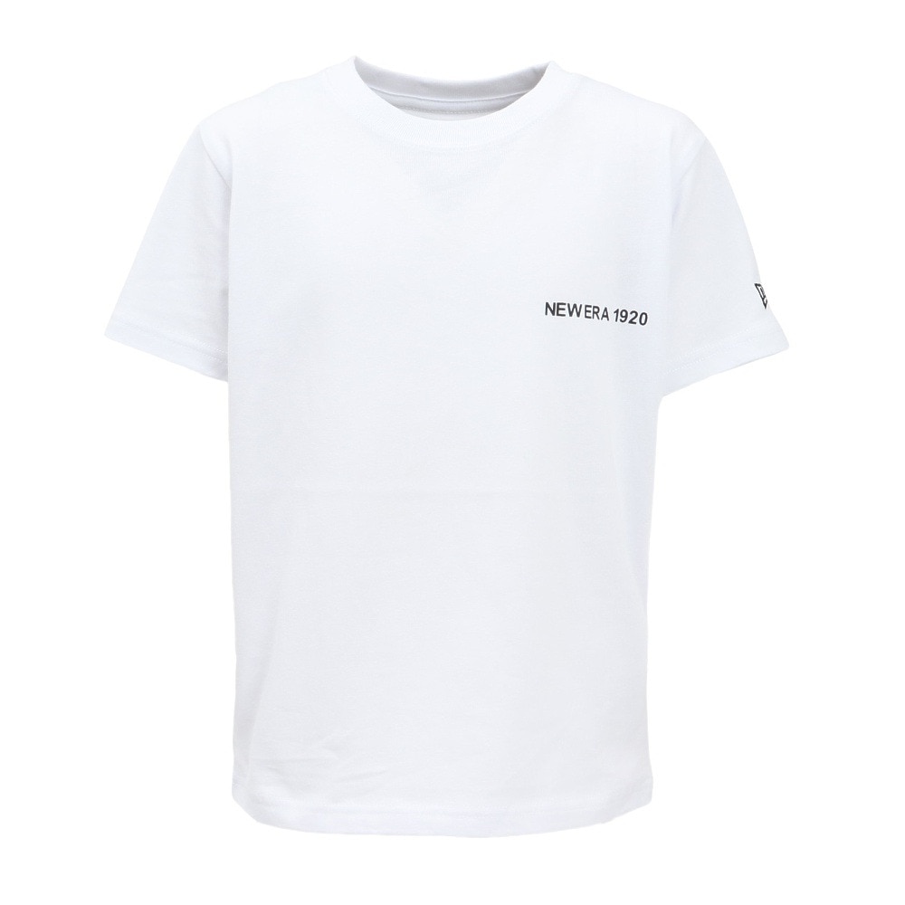 ニューエラ（NEW ERA）（キッズ）ジュニア 半袖 コットン Tシャツ WHI 14414386