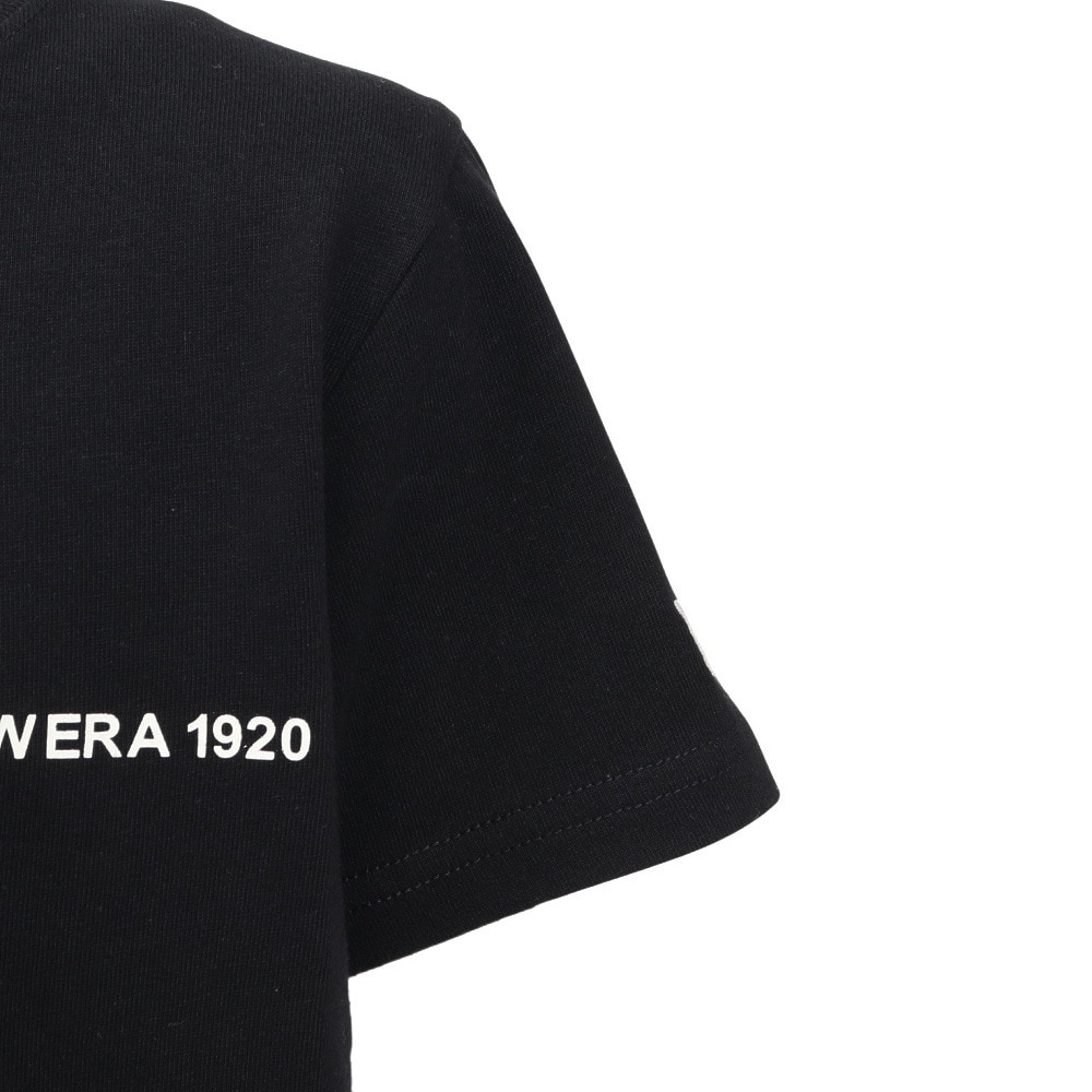 ニューエラ（NEW ERA）（キッズ）ジュニア 半袖 コットン Tシャツ BLK 14414388