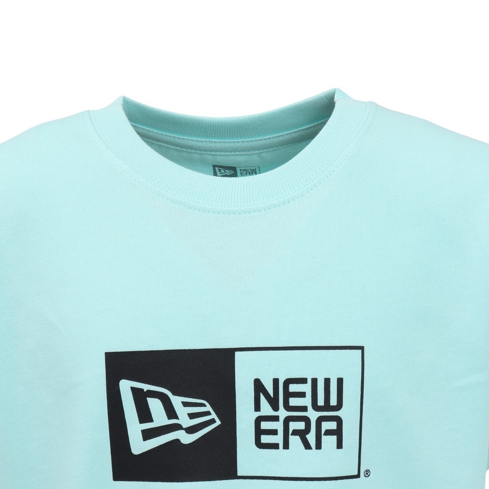 ニューエラ（NEW ERA）（キッズ）ジュニア 半袖 コットン Tシャツ ボックスロゴ BOCBLU 14414392
