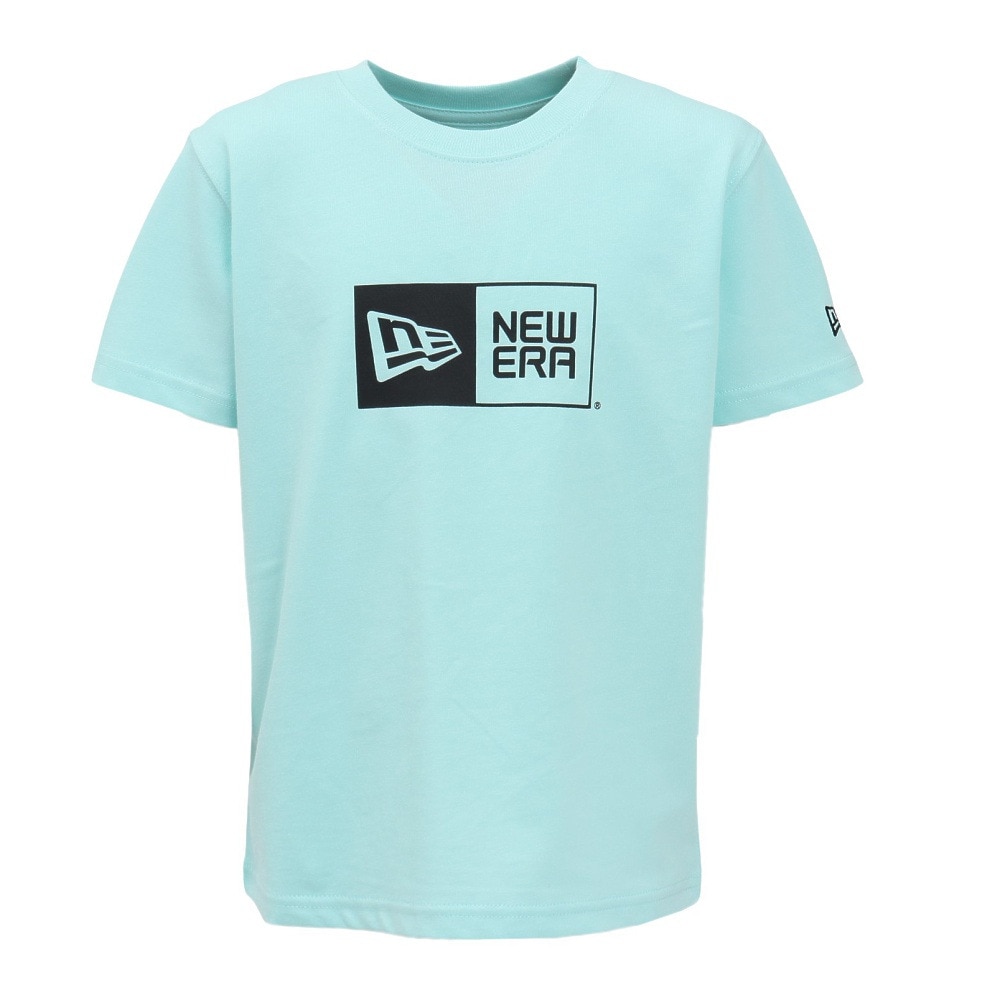 ニューエラ（NEW ERA）（キッズ）ジュニア 半袖 コットン Tシャツ ボックスロゴ BOCBLU 14414392