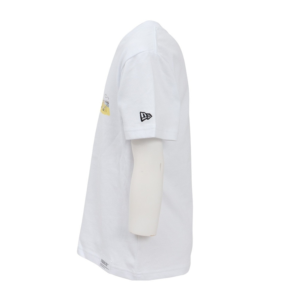 ニューエラ（NEW ERA）（キッズ）ジュニア 半袖 コットン Tシャツ ピーナッツ WHI 14432141