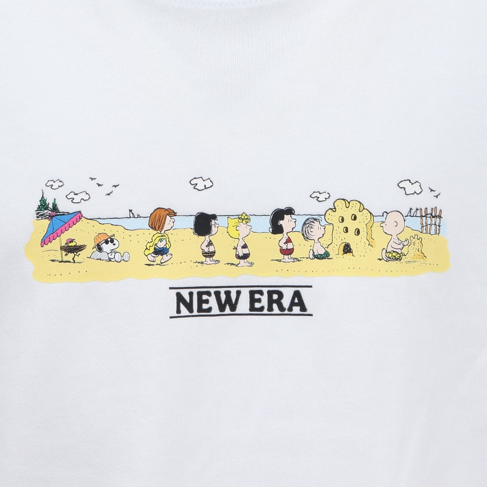ニューエラ（NEW ERA）（キッズ）ジュニア 半袖 コットン Tシャツ ピーナッツ WHI 14432141