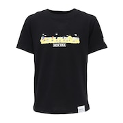 (キッズ)ジュニア 半袖 コットン Tシャツ ピーナッツ BLK 14432150