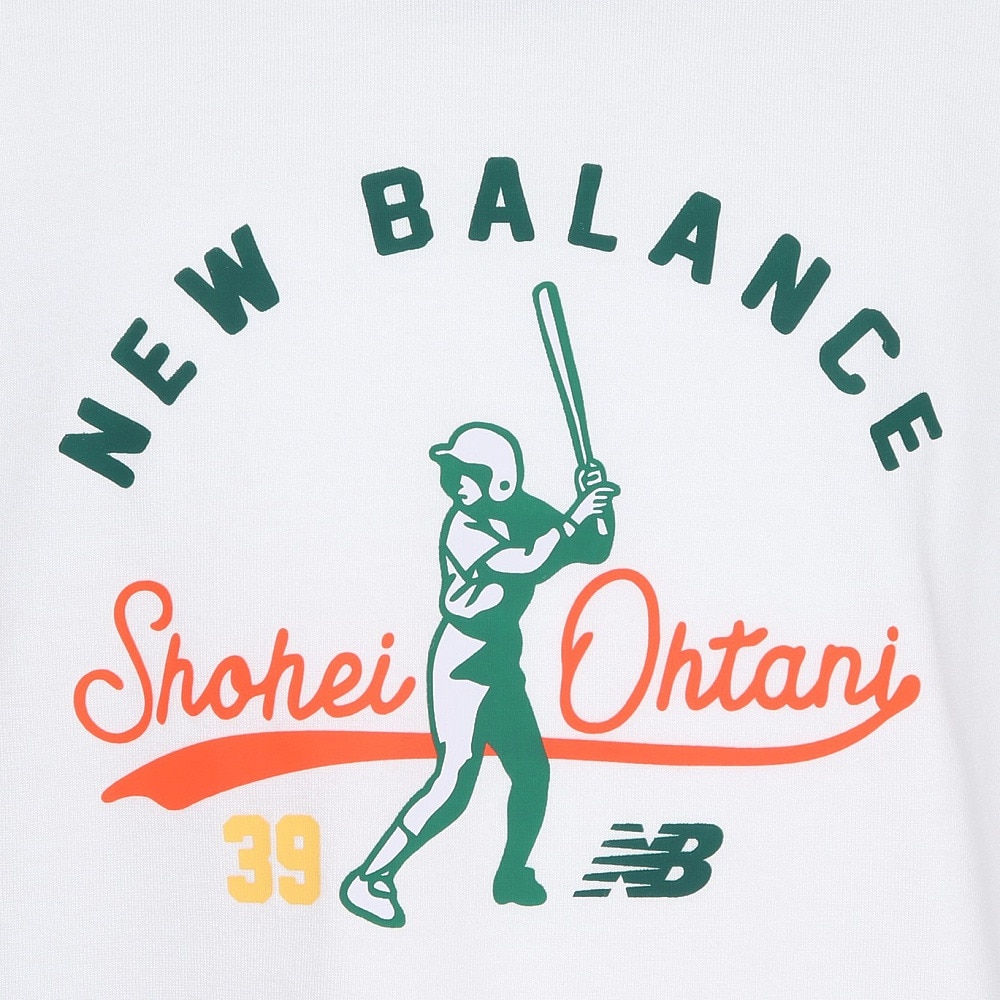 ニューバランス（new balance）（キッズ）ジュニア Shohei Ohtani 半袖Tシャツ バッティング YT51727WT