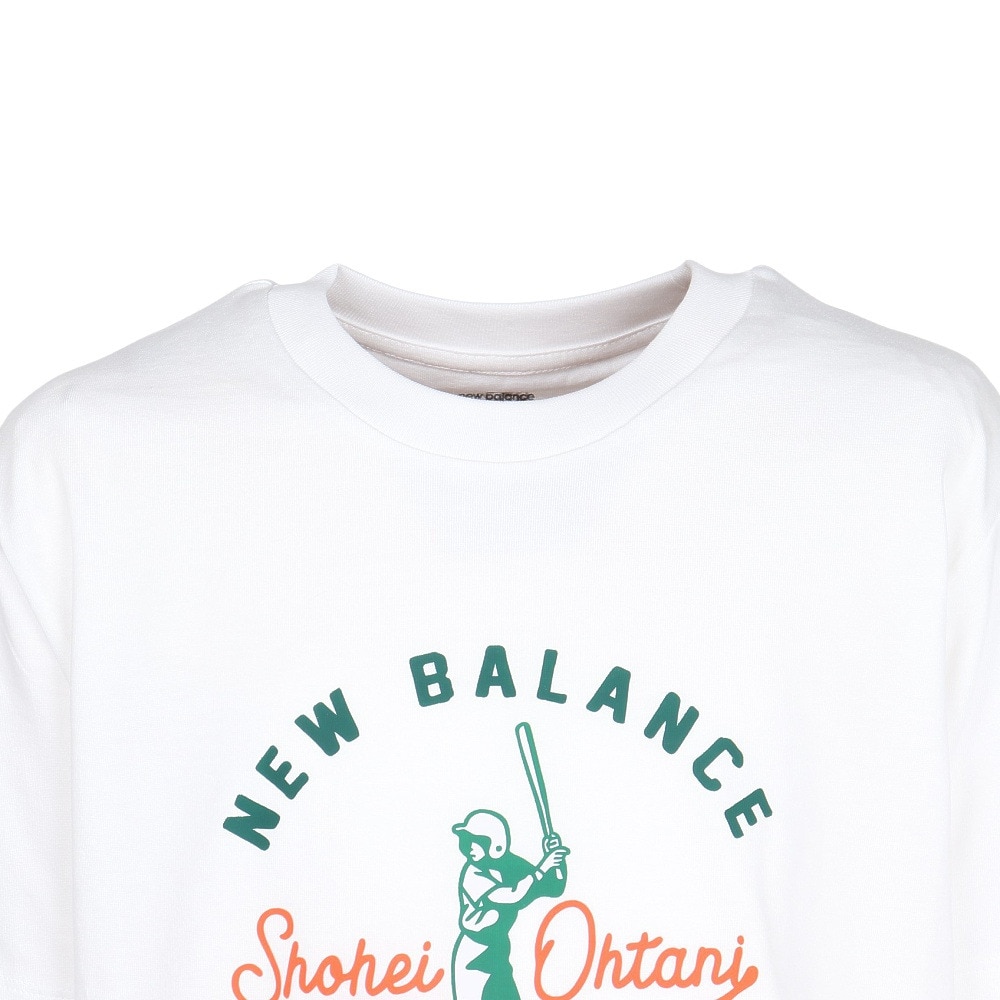 ニューバランス（new balance）（キッズ）ジュニア Shohei Ohtani 半袖Tシャツ バッティング YT51727WT