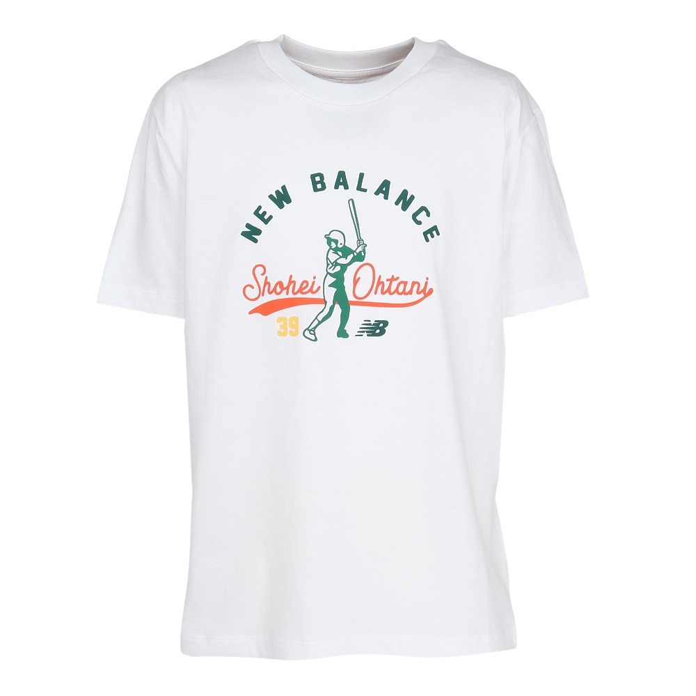 ニューバランス（new balance）（キッズ）ジュニア Shohei Ohtani 半袖Tシャツ バッティング YT51727WT
