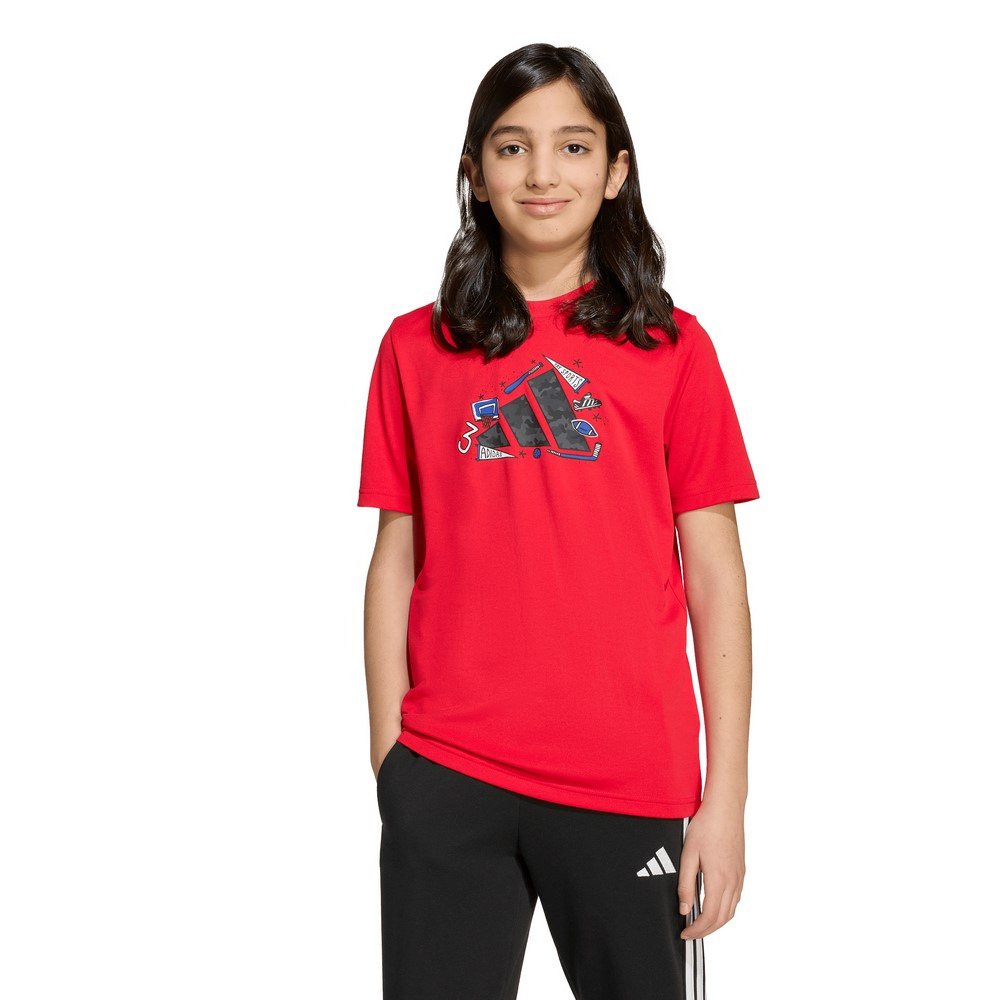 アディダス（adidas）（キッズ）クライマクール カモ グラフィック T
