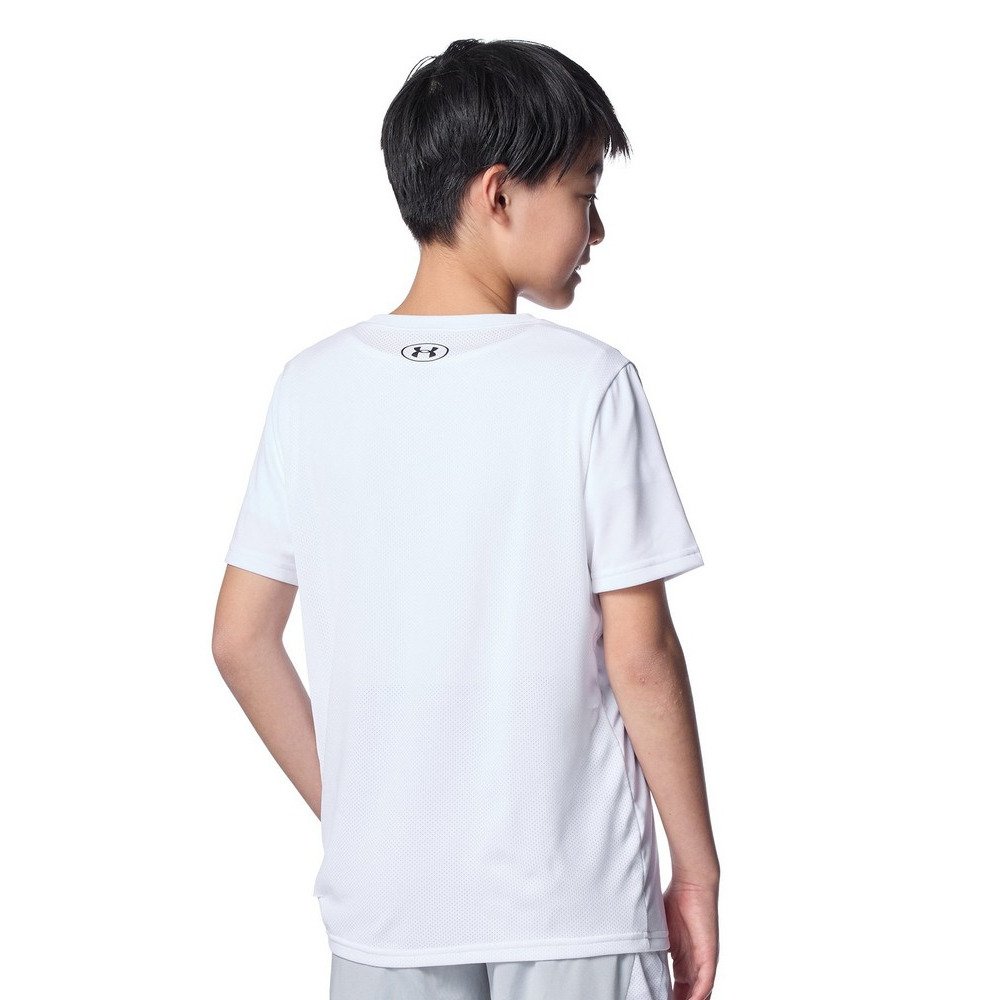 アンダーアーマー（UNDER ARMOUR）（キッズ）テック スーパービッグロゴ ショートスリーブ Tシャツ 6012492 100
