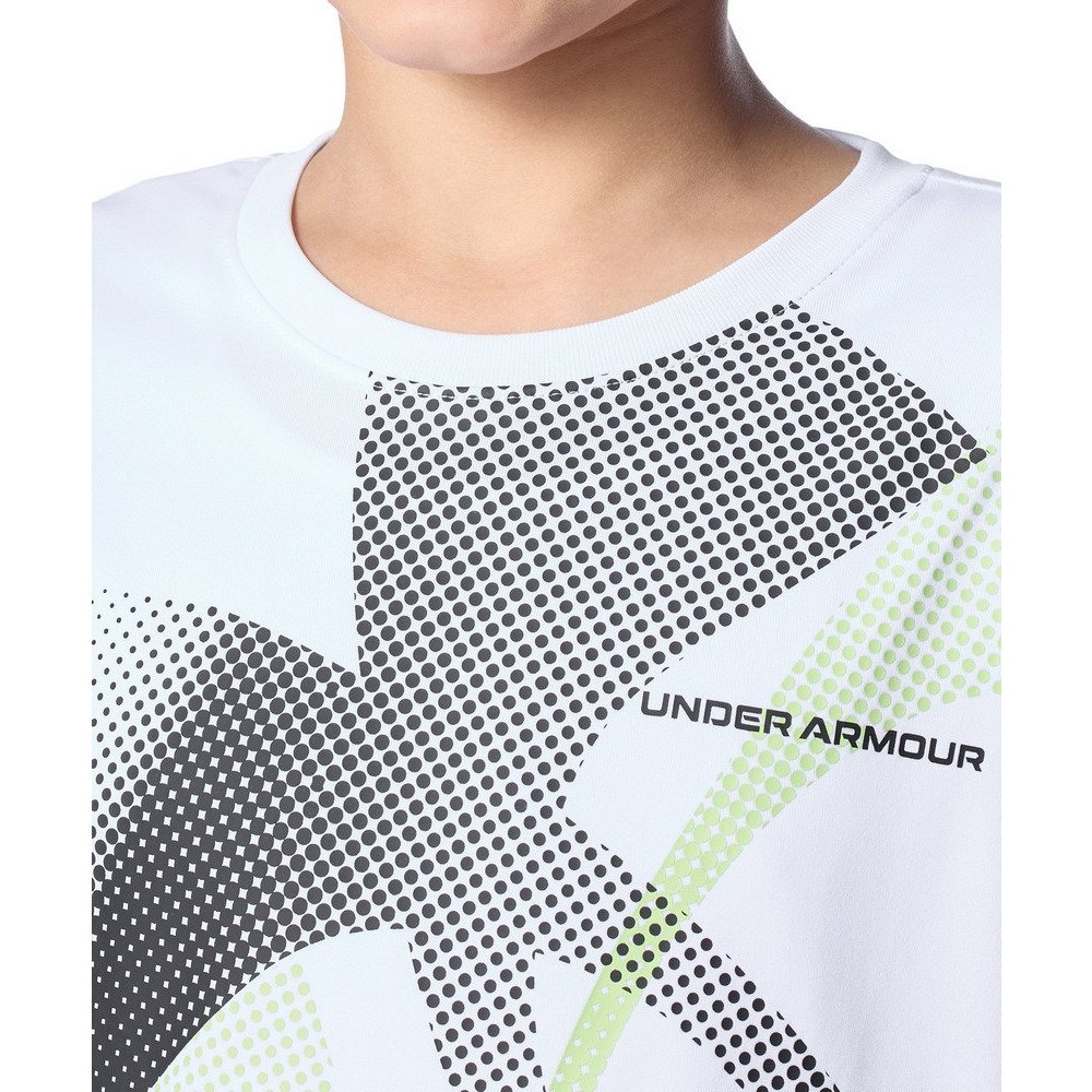 アンダーアーマー（UNDER ARMOUR）（キッズ）テック スーパービッグロゴ ショートスリーブ Tシャツ 6012492 100