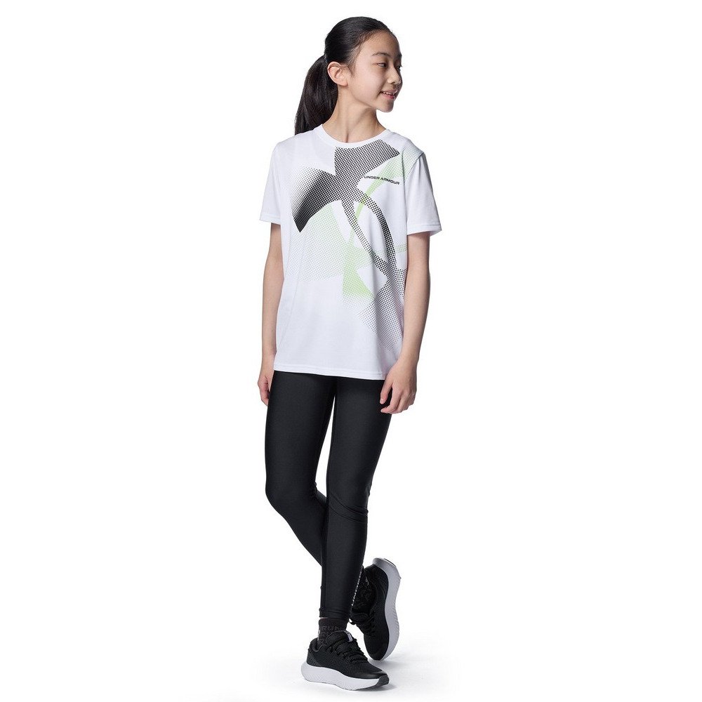 アンダーアーマー（UNDER ARMOUR）（キッズ）テック スーパービッグロゴ ショートスリーブ Tシャツ 6012492 100