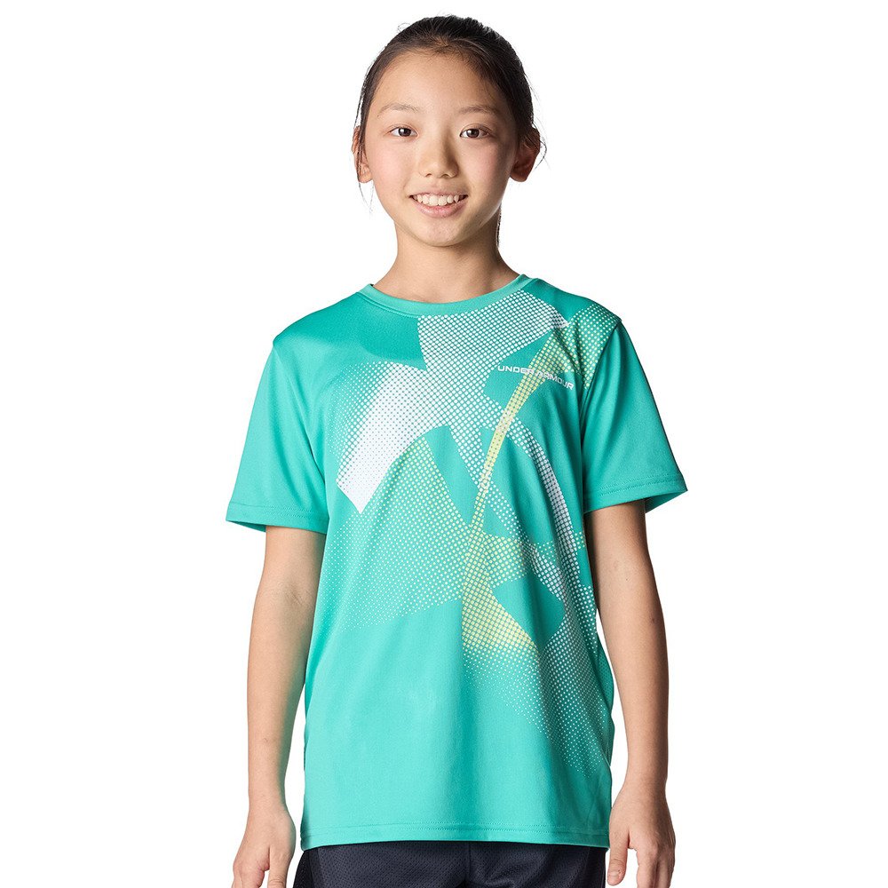 アンダーアーマー（UNDER ARMOUR）（キッズ）ジュニア テック スーパービッグロゴ ショートスリーブ Tシャツ 6012492 331