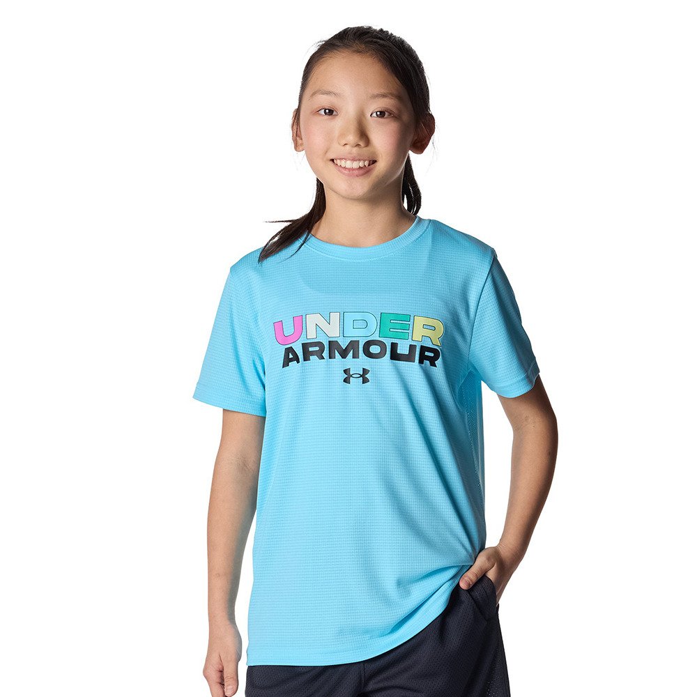 ジュニア スピードストライド ブランド ロゴ ショートスリーブ Tシャツ 6012493 481 3