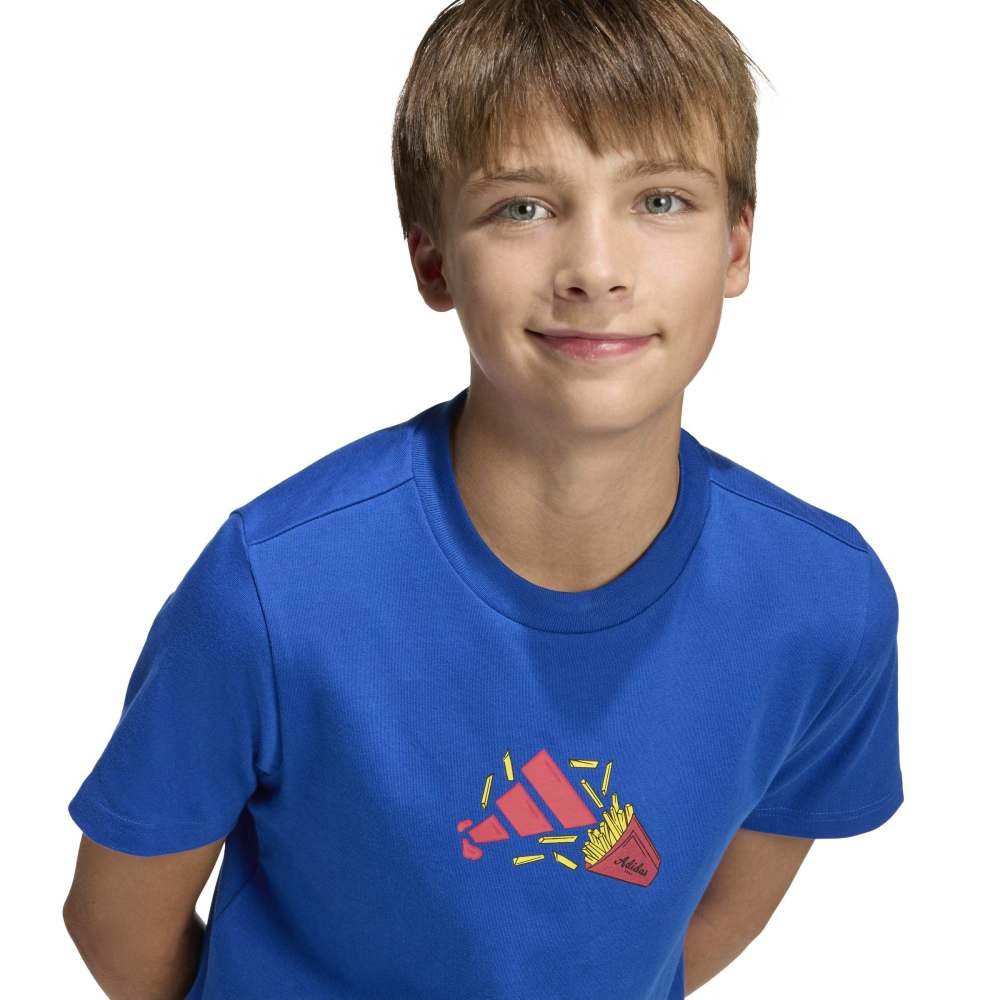 アディダス（adidas）（キッズ）ジュニア フードパック グラフィック Tシャツ TE859-KA0535