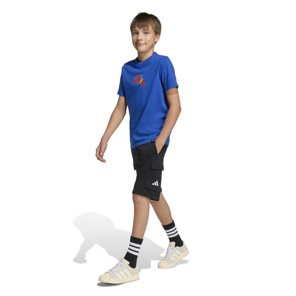 アディダス（adidas）（キッズ）ジュニア フードパック グラフィック Tシャツ TE859-KA0535