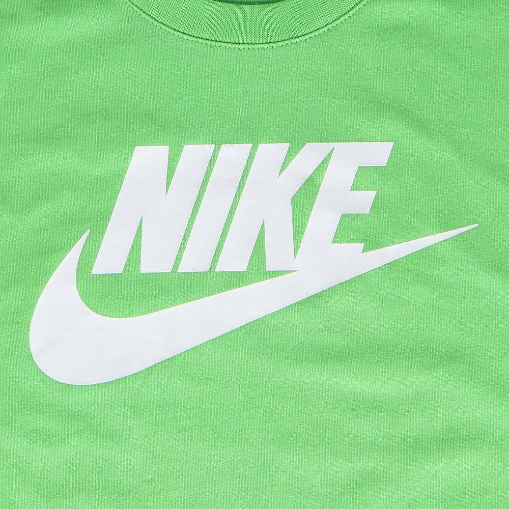 ナイキ サッカーシャツ クルーネック 半袖 ロゴ M 深緑 ポリエステル ナイキ（NIKE）（キッズ）ジュニア FUTURA EVERGREEN 半袖Tシャツ