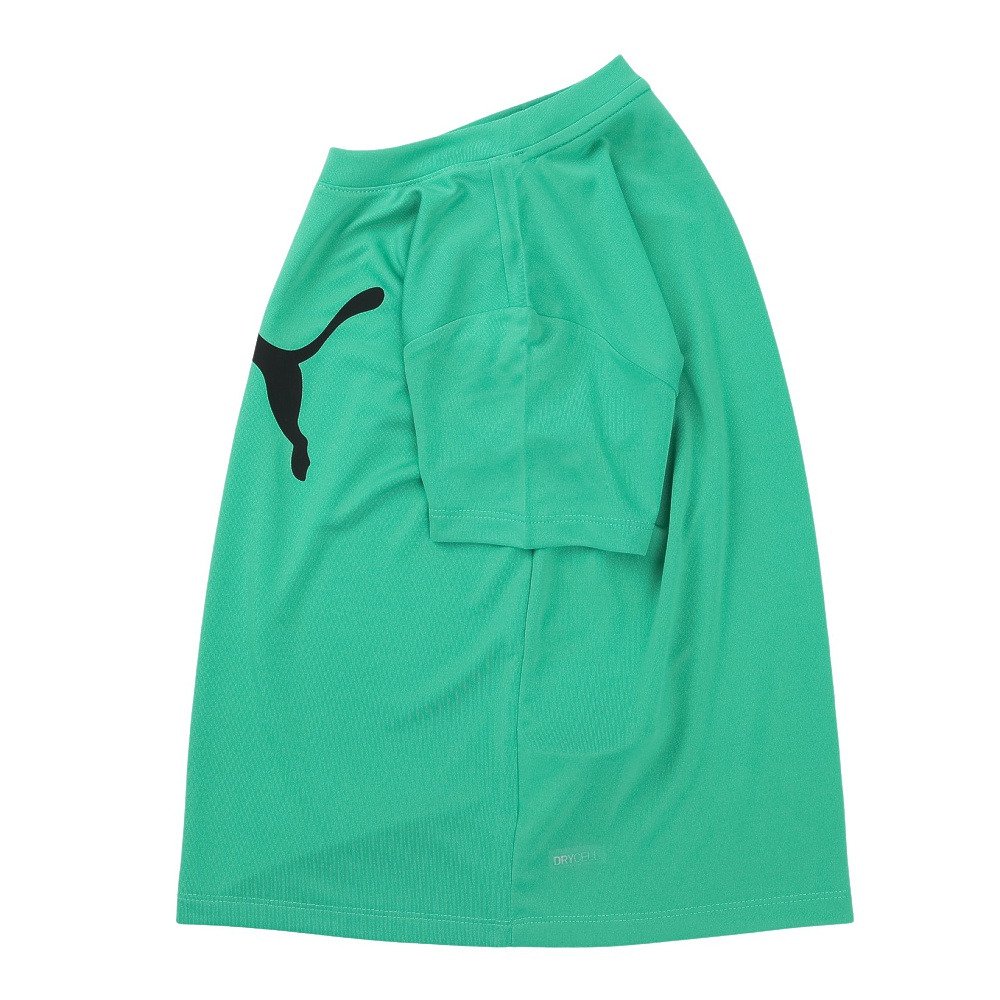 プーマ（PUMA）（キッズ）ジュニア TAD ESS キャット ロゴ 半袖Tシャツ 527188 40 GRN