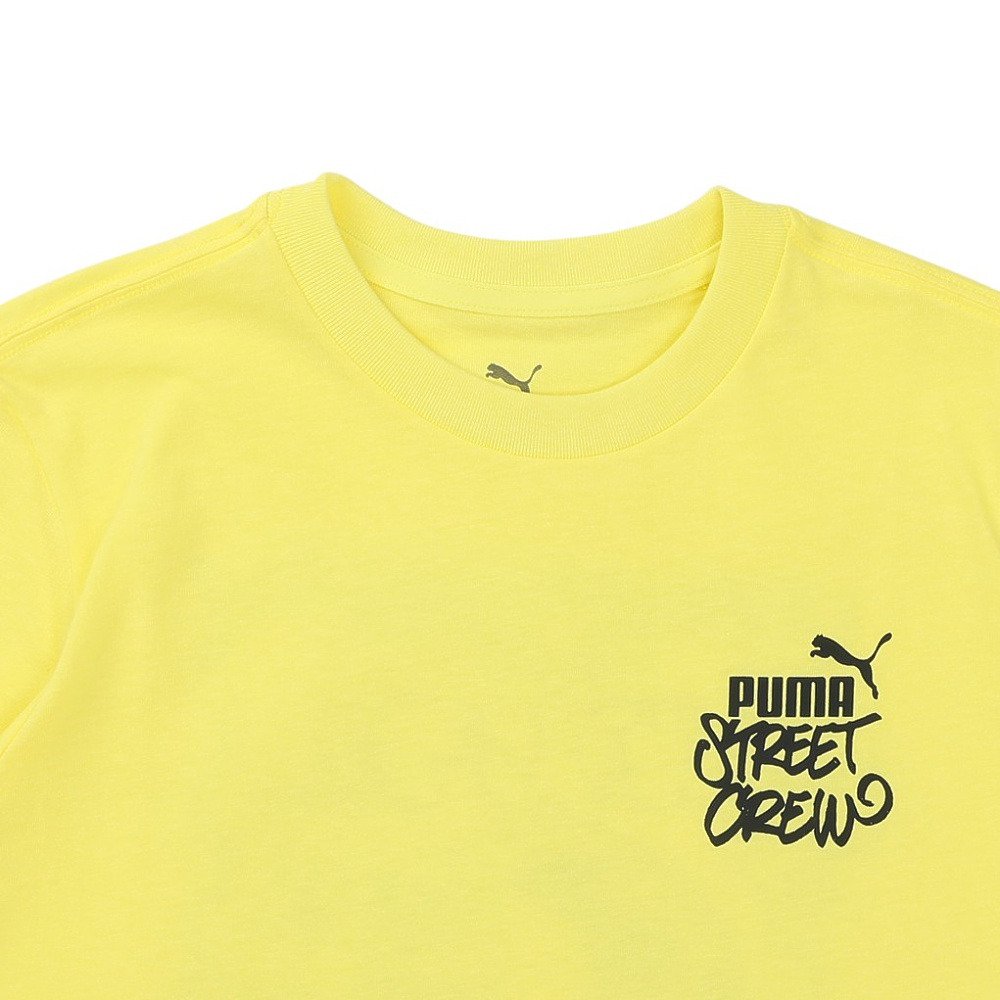 プーマ（PUMA）（キッズ）ボーイズ ミッド90S リラックスド バック グラフィック 半袖 Tシャツ 694225 35 LMN