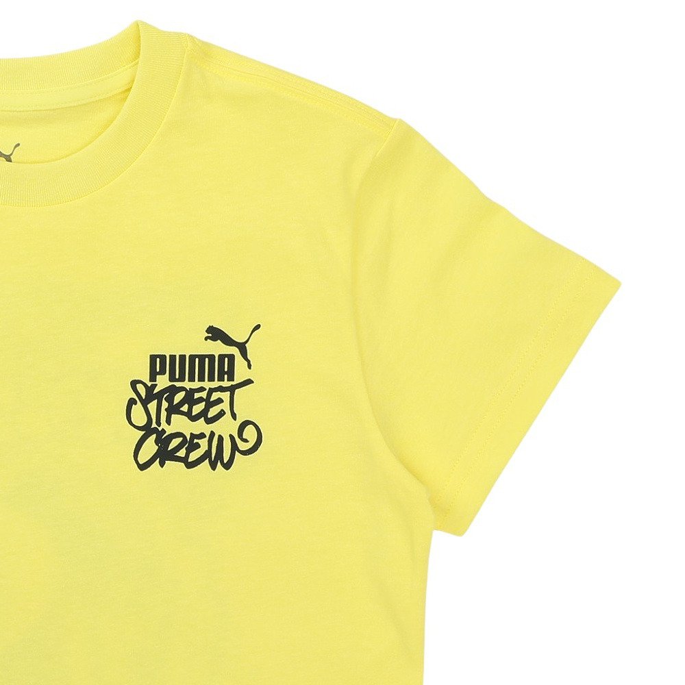プーマ（PUMA）（キッズ）ボーイズ ミッド90S リラックスド バック グラフィック 半袖 Tシャツ 694225 35 LMN