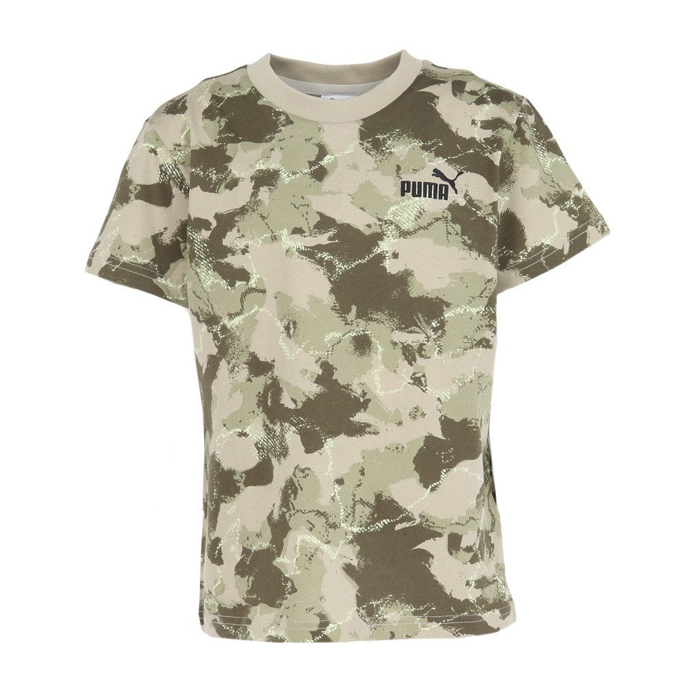 プーマ（PUMA）（キッズ）ESS CAMO AOP 半袖Tシャツ B 694229 61 SBEG