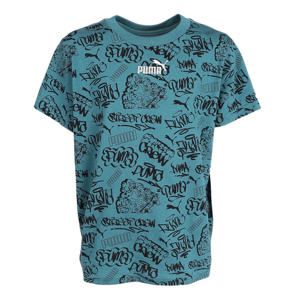 プーマ（PUMA）（キッズ）ジュニア ミッド90S AOP 半袖 Tシャツ B