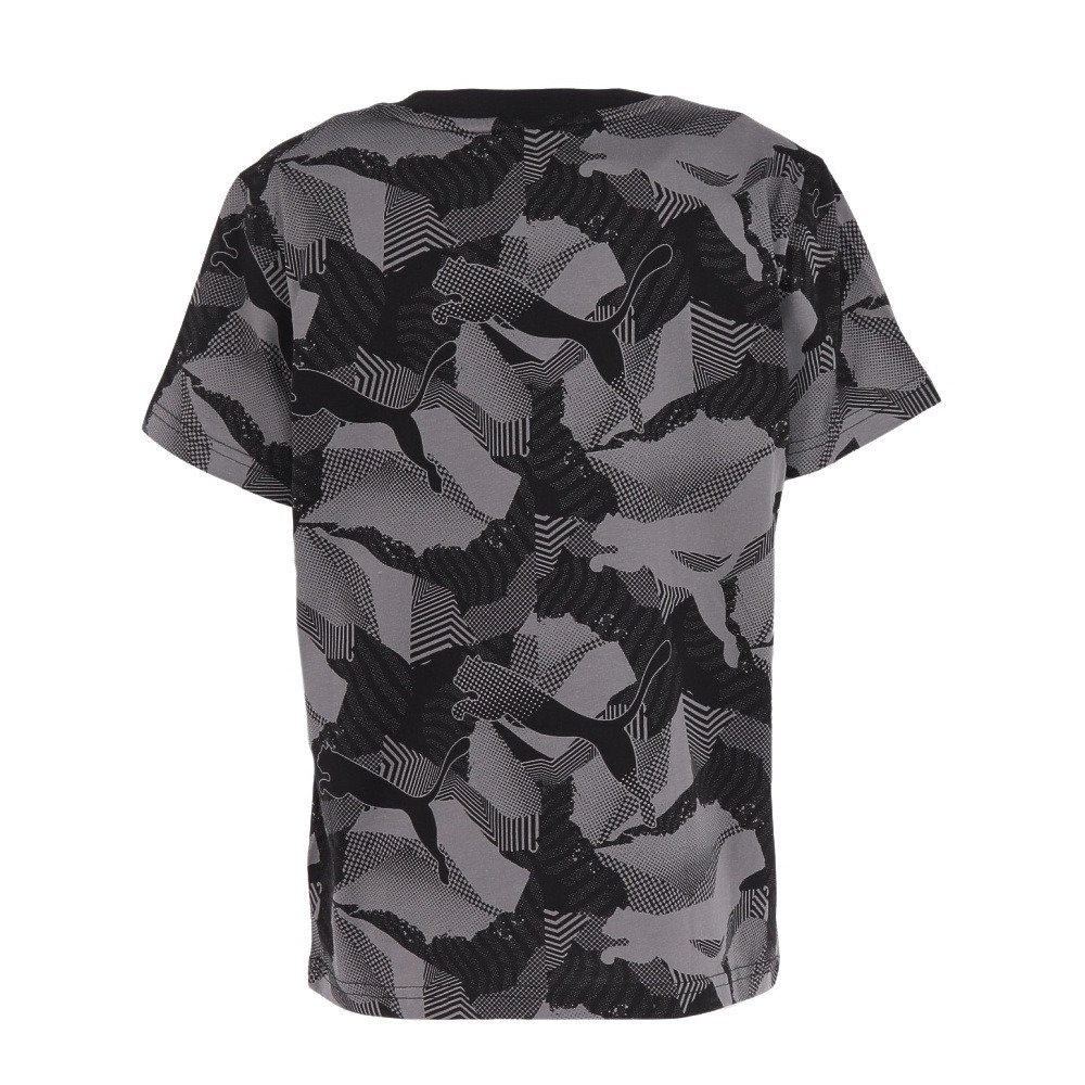 プーマ（PUMA）（キッズ）ESS LOGO LAB ストーリー 2 半袖Tシャツ 694255 01 BLK