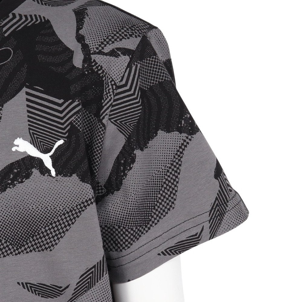 プーマ（PUMA）（キッズ）ESS LOGO LAB ストーリー 2 半袖Tシャツ 694255 01 BLK