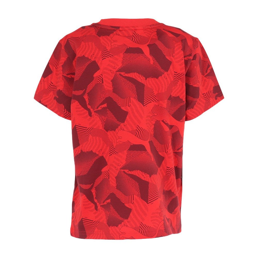 プーマ（PUMA）（キッズ）ESS LOGO LAB ストーリー 2 半袖Tシャツ 694255 11 RED