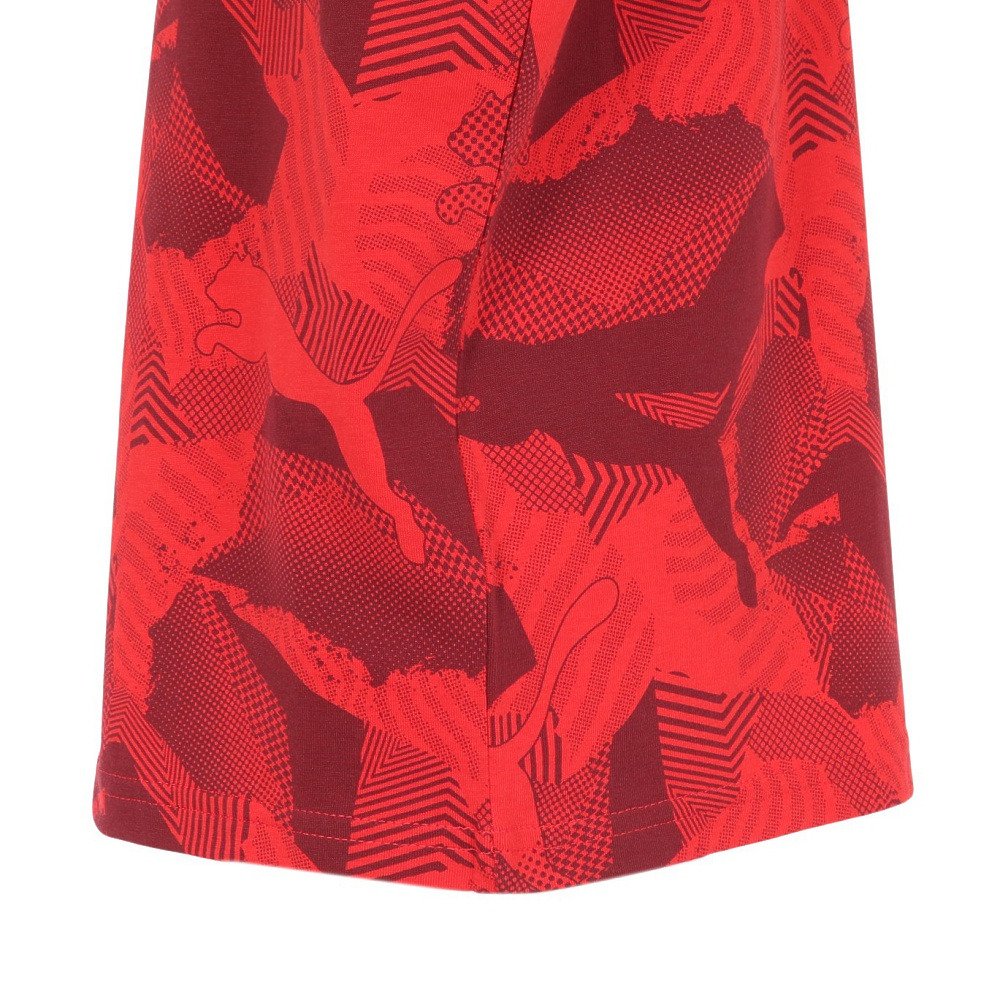 プーマ（PUMA）（キッズ）ESS LOGO LAB ストーリー 2 半袖Tシャツ 694255 11 RED