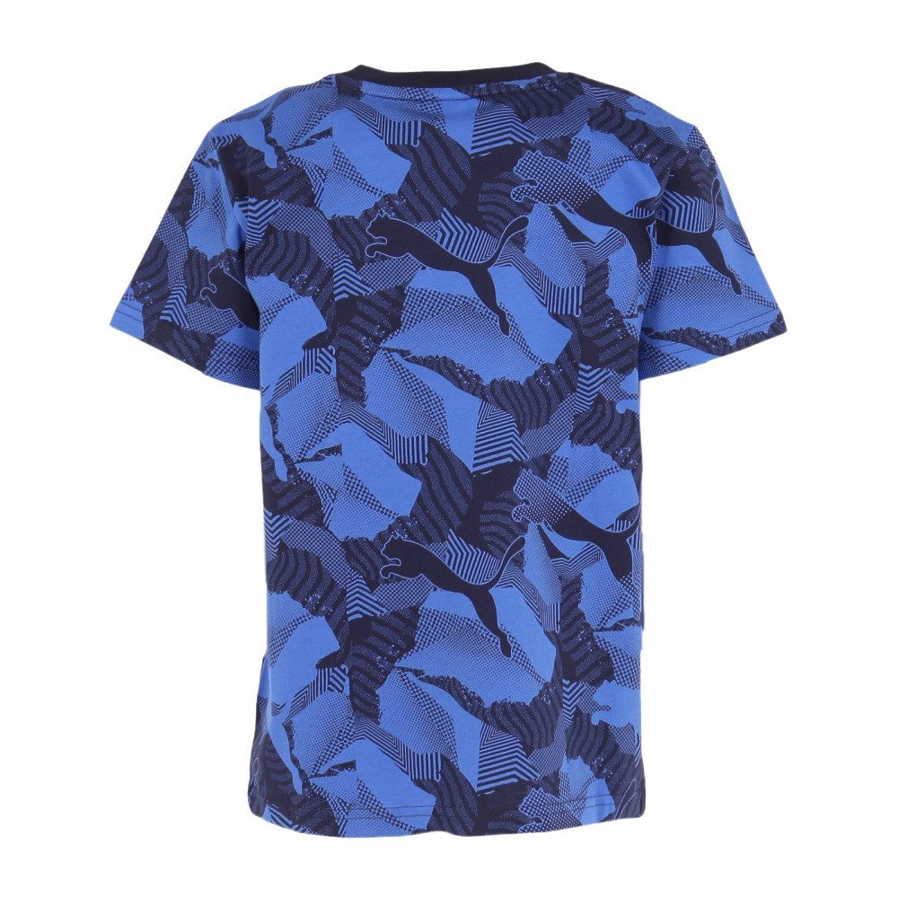 プーマ（PUMA）（キッズ）ESS LOGO LAB ストーリー 2 半袖Tシャツ 694255 16 NVY