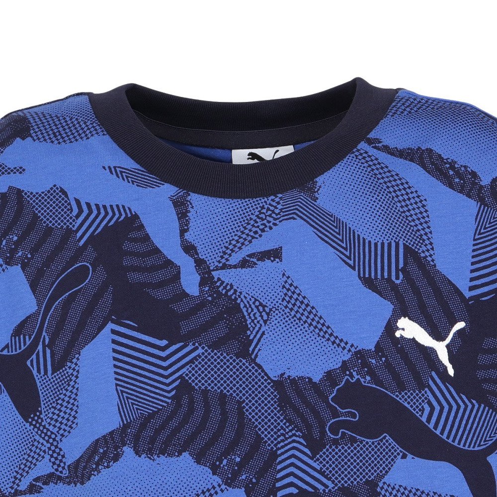 プーマ（PUMA）（キッズ）ESS LOGO LAB ストーリー 2 半袖Tシャツ 694255 16 NVY