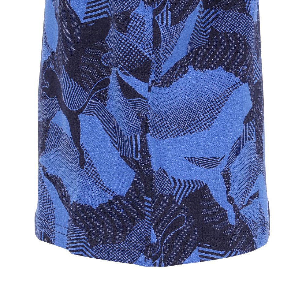 プーマ（PUMA）（キッズ）ESS LOGO LAB ストーリー 2 半袖Tシャツ 694255 16 NVY