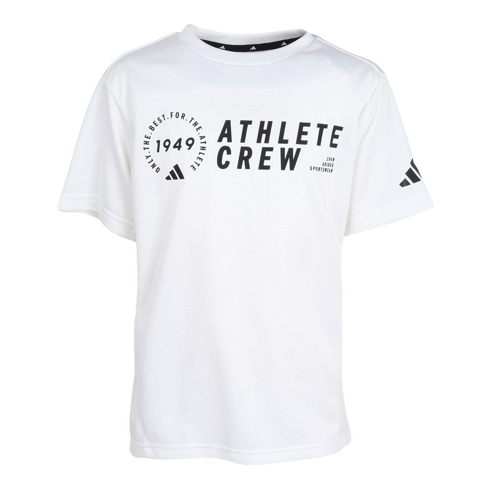 希少アディダス JFA 支給品Tシャツ ホワイト アディダス（adidas）（キッズ）ジュニア ADT BSC 半袖Tシャツ ZB894