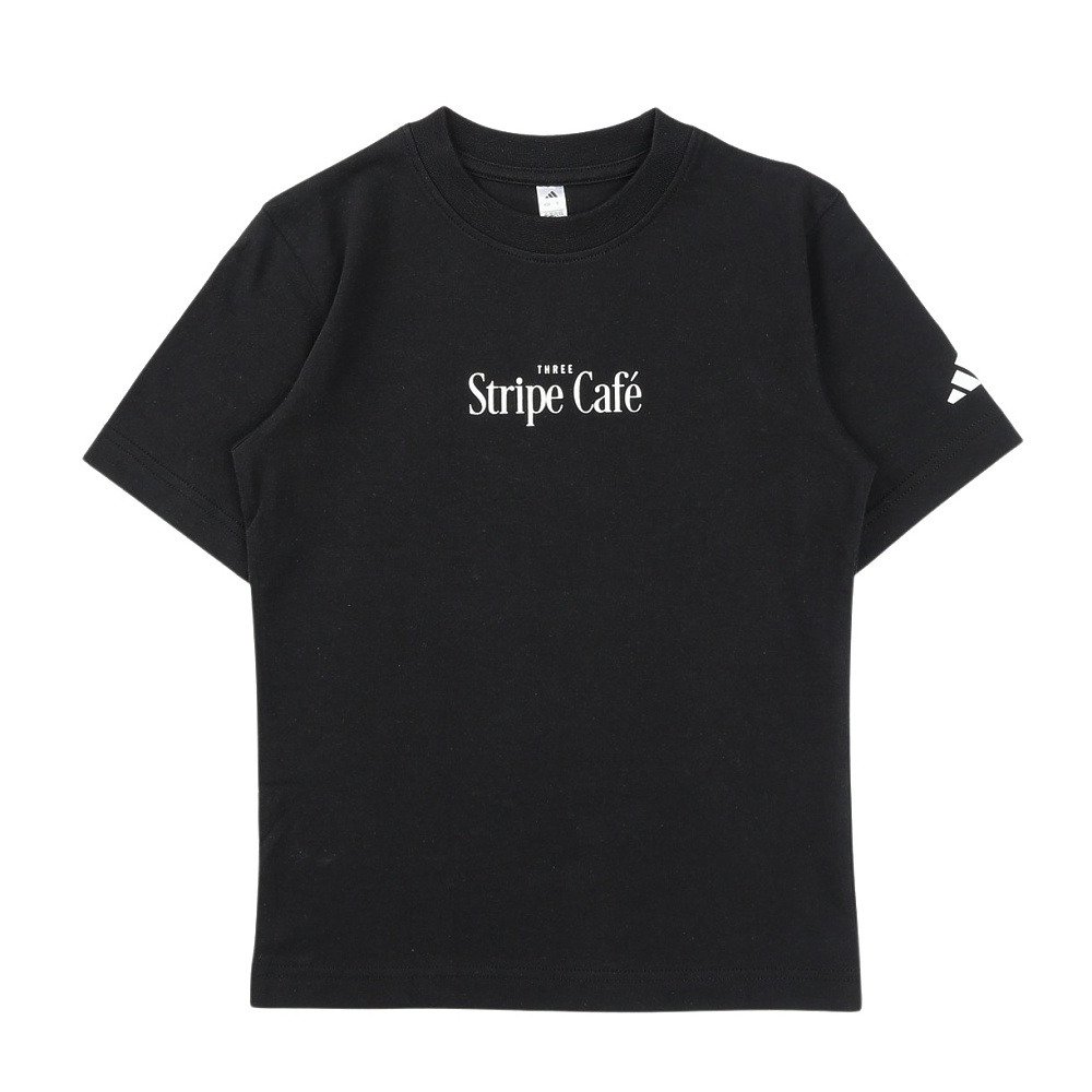 アディダス（adidas）（キッズ）キッズ CAFE グラフィック 半袖Tシャツ