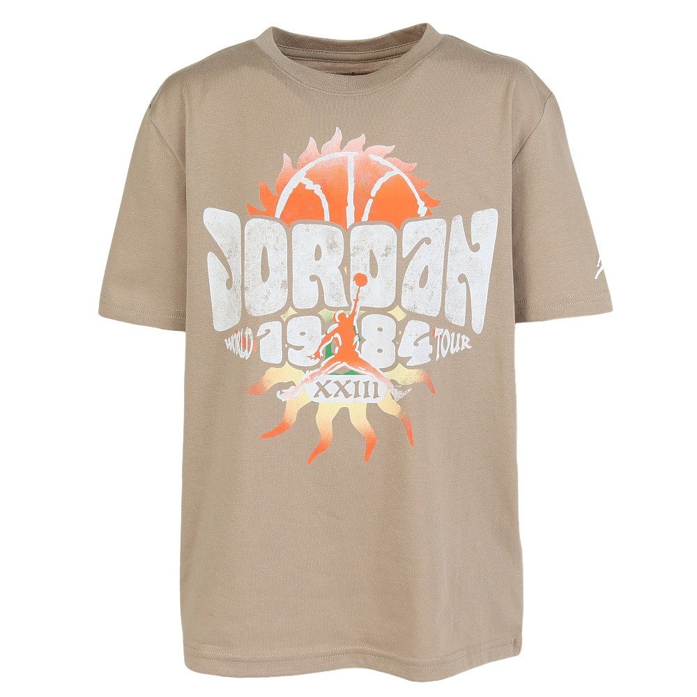 ​【デッドストック】98年製 ジョーダン Tシャツ L 日本製 ヴィンテージ ジョーダン（JORDAN）（キッズ）ジュニア 1984 ワールドツアー 半袖T